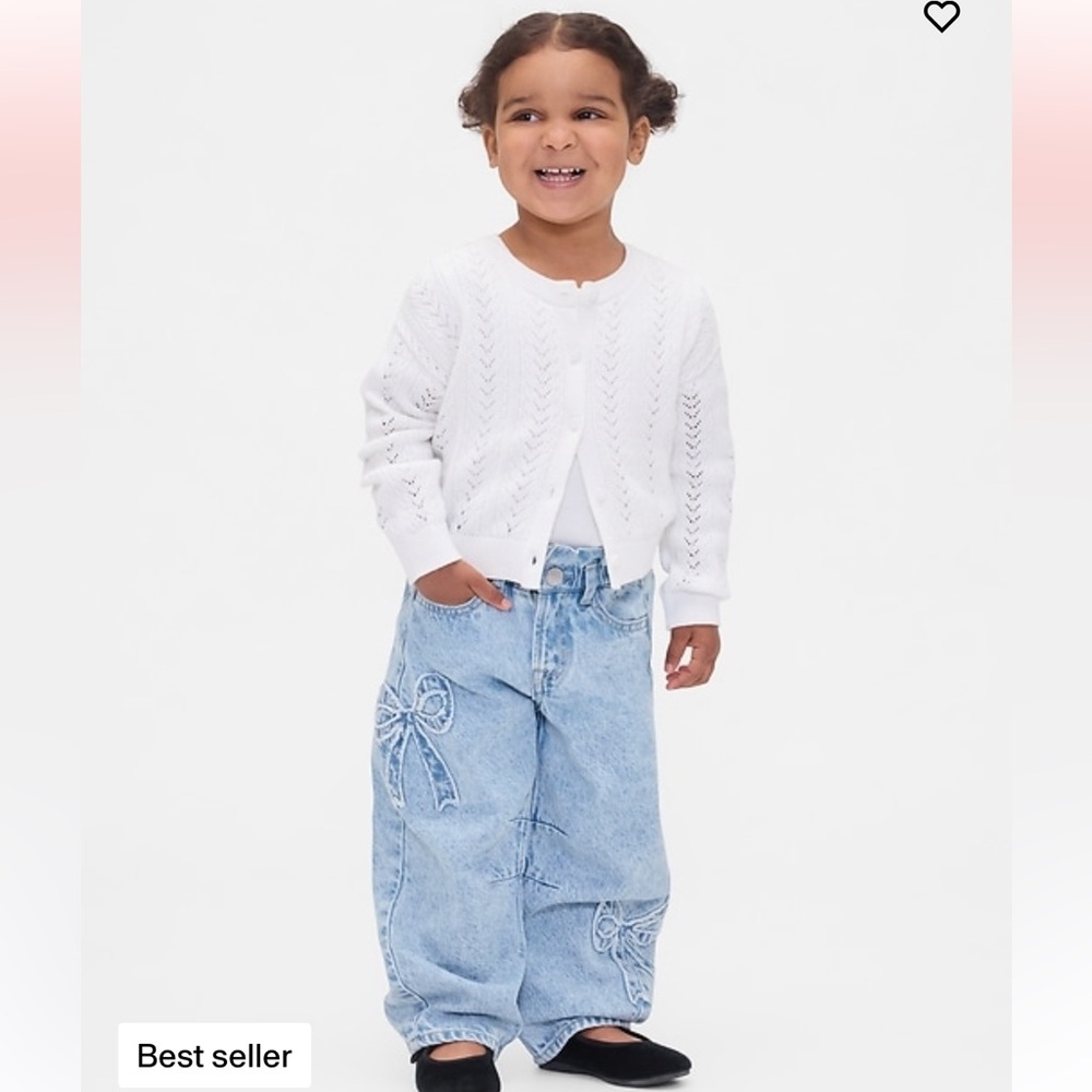 Gap Toddler Bow Horseshoe Jeans